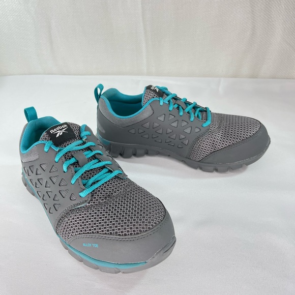 Reebok Womens Sublite Cushion Alloy Toe Work Shoe. Grey. Size 9.5 Wide V… - Picture 3 of 6